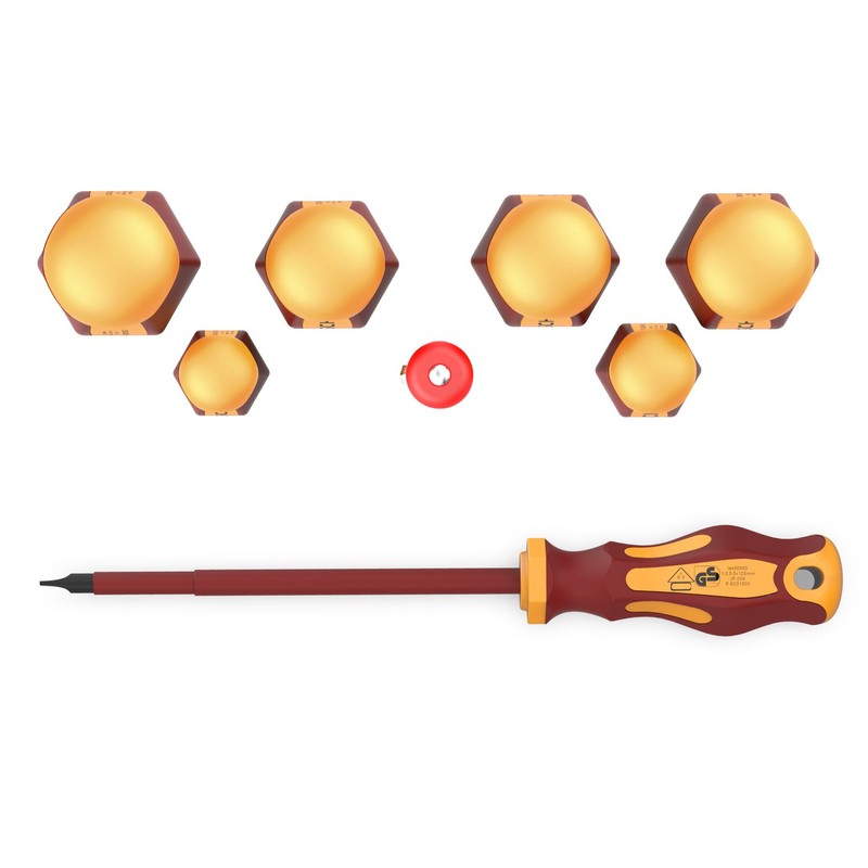 Presch VDE Screwdriver Sets 7 pcs - Magnetic Electrician Screwdriver