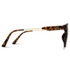WearMe Pro - Women Round Fashion Modern Sunglasses (Tortoise Frame/Black