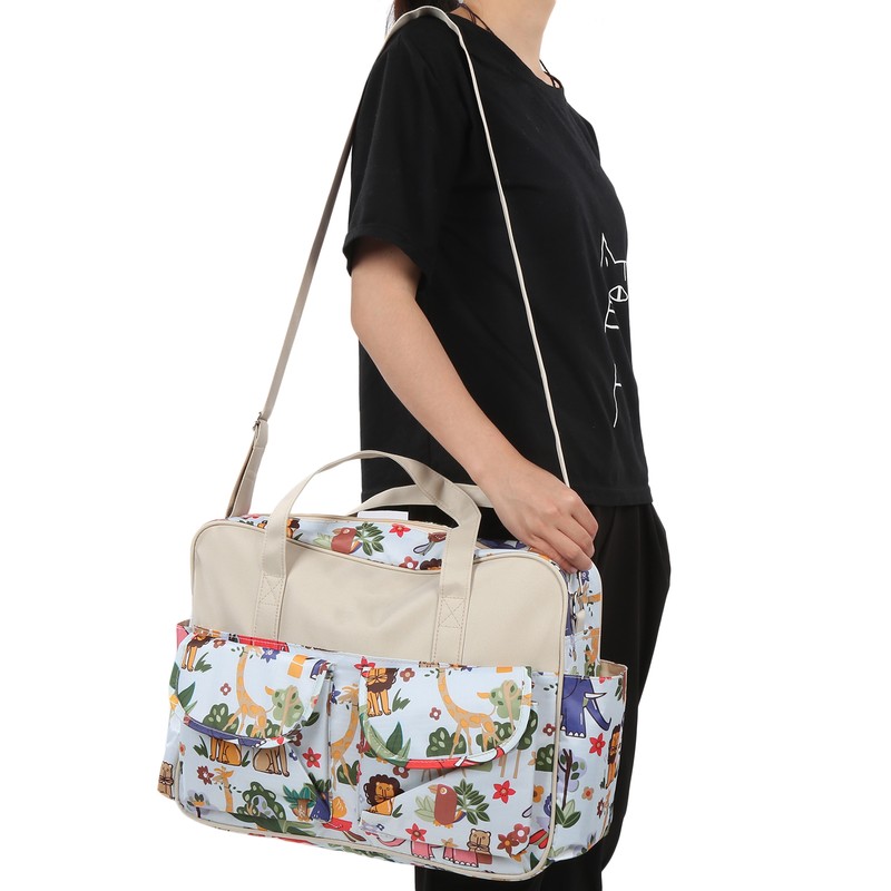 Mummy Messenger Bag Multifunctional Maternity Handbag Polyester Pregnant Women Diaper
