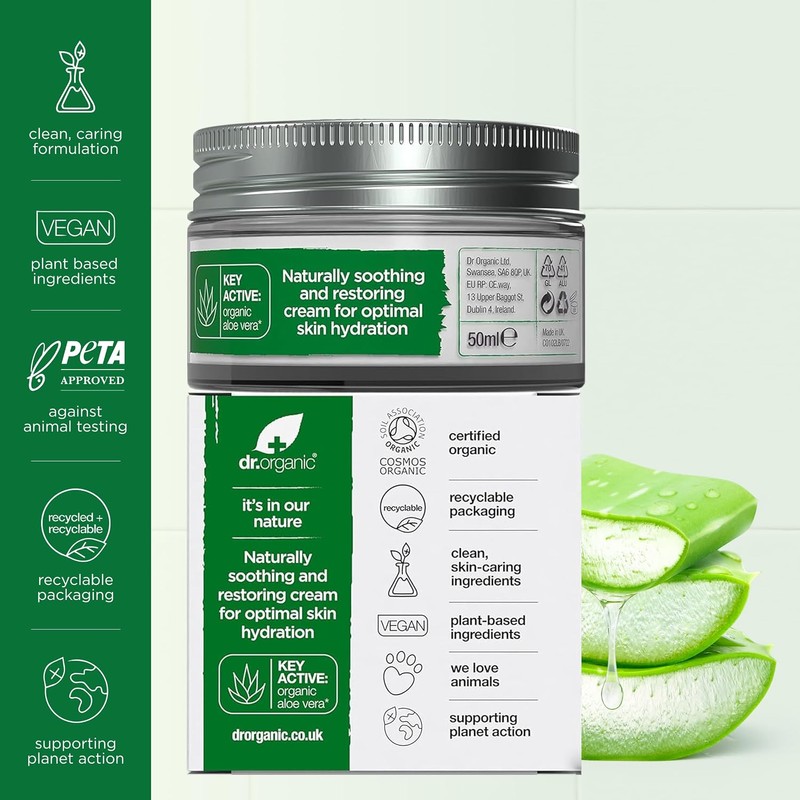Organic Doctor Organic Aloe Vera Concentrated Cream, 1.7 fl.oz.