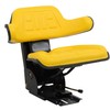 Yellow Adjustable Tractor Suspension Seat Replacement for Tractor 5200 5210