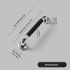 2 Pack Shower Grab Bars, 304 Stainless Steel Rail Bars