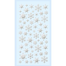 Hobbyfun Softy Sticker Snowflake Silver