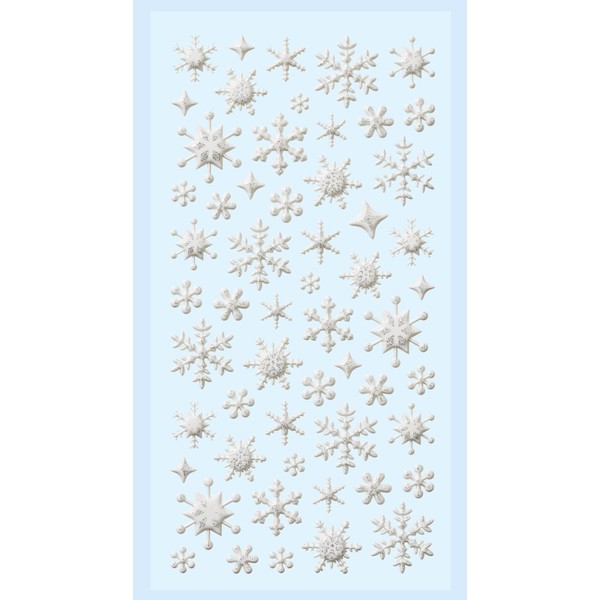 Hobbyfun Softy Sticker Snowflake Silver