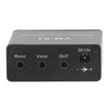 Background Music Controller Black Excellent Compatibility Miniature Size Music Switcher
