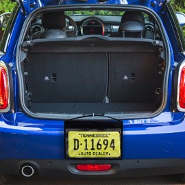 VERSA-TAGS License Plate Holder, License Plate Bag, Demo Bag, Dealer License Plate Holder, Dealer Tag Holder, Loop Hook Close, Loop and Hook, 13.8" x 9.2" Bag With Hanging Strap for Car SUV Truck Rear