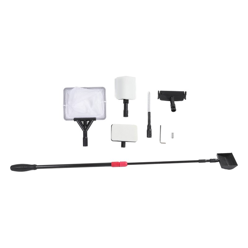 6 in 1 Aquarium Cleaning Kit Multifunction Replaceable Durable Fish