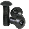1/4"-20 x 3/8" Button Head Socket Cap Screws, Black Oxide