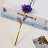 20PCS Artificial Colorful Flowers Galaxy Rose Crystal Flower Glass Rose