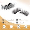 TORMEN False Eyelashes, 10 Pairs Half False Eyelashes, 3D Handmade