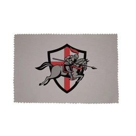 U24 Brillenputztuch Ritter Motiv Nr. 55 Fahne Flagge Glasreinigungstuch Microfasertuch
