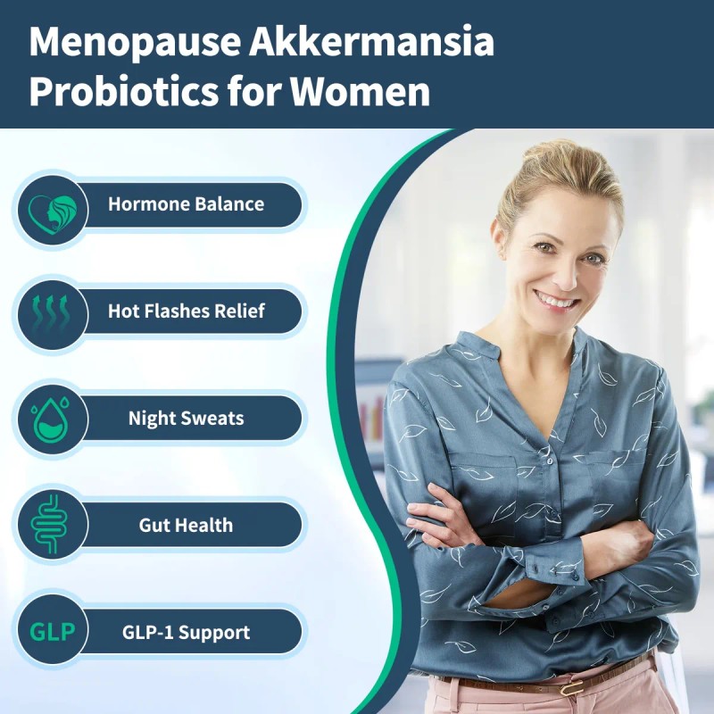 Probióticos Natprime Para Menopausia - 60 Cápsulas