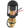 Tsudoku Rotating Flashing Amber Beacon Flexible DIN Rod Tractor Mounting