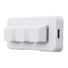 White Mini 3 Key Keypad ABS Bluetooth Receiver USB Comfortable
