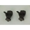 Chesapeake Bay Brown Cast Iron Thumbs Up Hand Decorative Wall