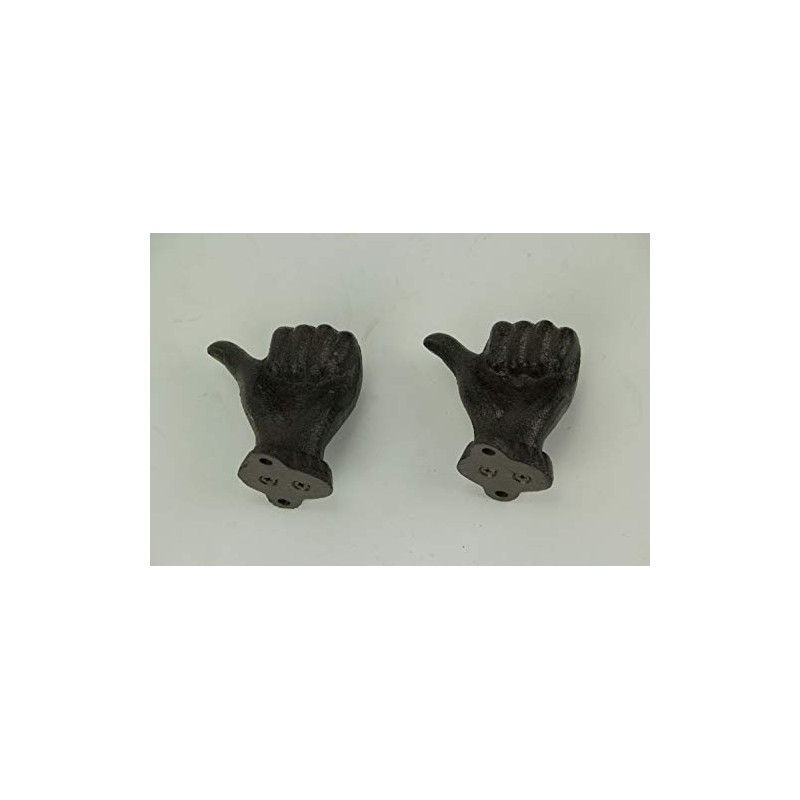 Chesapeake Bay Brown Cast Iron Thumbs Up Hand Decorative Wall