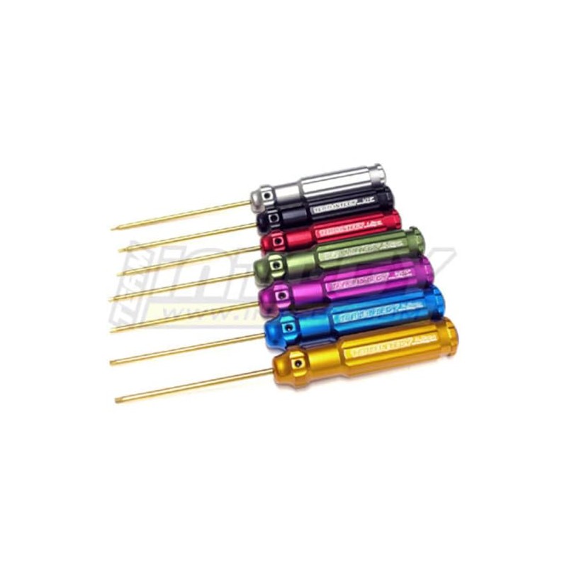 Integy RC Model Hop-ups C22346 Wrench Set Ti-Nitride Allen Hex,