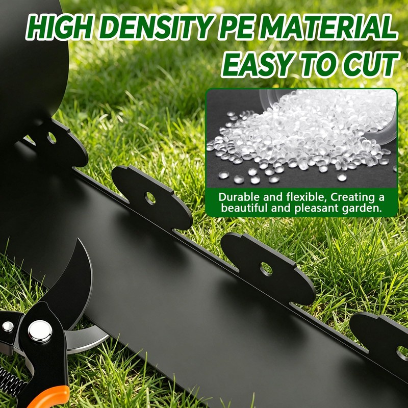 Garden Edging Border, 4In x 66 FT Landscape Edging with