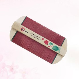 Angoily Double-Sided Bamboo Hair Comb, Wooden Comb for Hair Care, Brown, 11 x 5.5 x 1.5 cm, Perfect for Home, Travel, and Outdoor Use