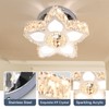 Cainjiazh Modern Crystal Chandeliers LED Ceiling Light Crystal Ceiling Light