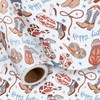 LeZakaa Cowboy Birthday Wrapping Paper Roll for Boys Kids Teens,