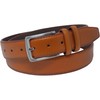 Ashford Ridge Men's 33 mm Double Bow Leather Belt, Tan