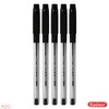 SAINO 5 x 0.7mm Tip Tri-Fit Triangular BLACK Ballpoint Pens