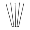 Royal Black Plastic Arrow Picks, Package of 1000