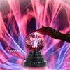 Rigrer Plasma Ball Lamp Light, Globe Static Touch Sensitive Magic