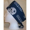 Scrub Hat Sports Teams Fabric Cap Do-Rag Skull Nurse Blue
