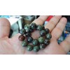 RAYON Dragon Blood Jasper Bead Bracelet Men Stretch 10mm 7"