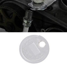 ASUBHA Spark Plug Gap Tool, Spark Plug Spacer, Measuring Wire Spark Plug Gap Gauge Tool Scaled from 0.020 to 0.100 Inch, Car Accessories Spark Plug Adjustment Tool for Quick Reading Scale