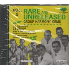 RARE AND UNRELEASED  - Vol. 5 - Group Harmony Gems -  BRAND NEW -  CD