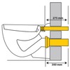 Extension Kit Connection Fitting for Wall Toilet DN 90