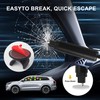 2-in-1 Seat Belt Cutter Emergency Hammer, Pack of 2 Emergency