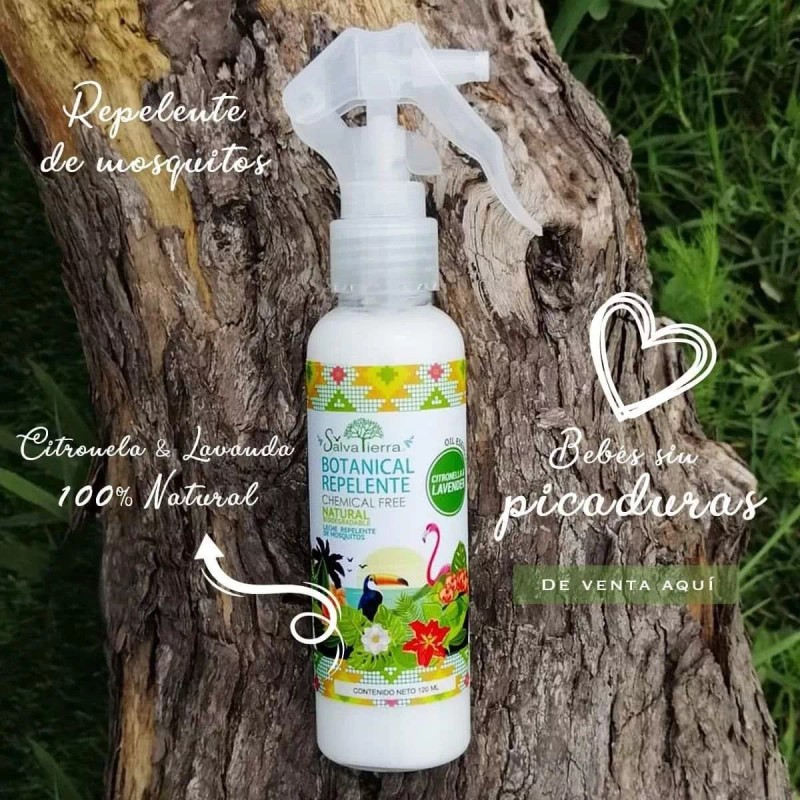 Salva Tierra 3 Repelentes De Mosquitos Biodegradable Para Bb