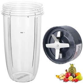 GKMJ Piezas de Repuesto Compatible con Licuadora Nutribullet de 32 Onzas con Hoja Extractora de Repuesto,Accesorio de Licuadora,Compatible con Licuadoras Nutribullet 600W 900W