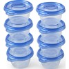 Glad Food Storage Containers, Mini Round (4 Oz) | Small