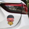 3D Metal Skull Sticker Logo Emblem Badge Car Sticker Germany