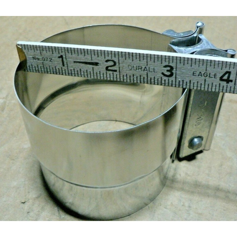TORCA 3" Lap Joint Exhaust Band Clamp For Muffler Sleeve