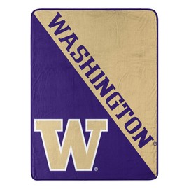 Washington Huskies Halftone Micro Raschel Throw Blanket, 46" x 60"