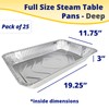 IDL Packaging Full Size Aluminum Steam Table Pans - Deep,