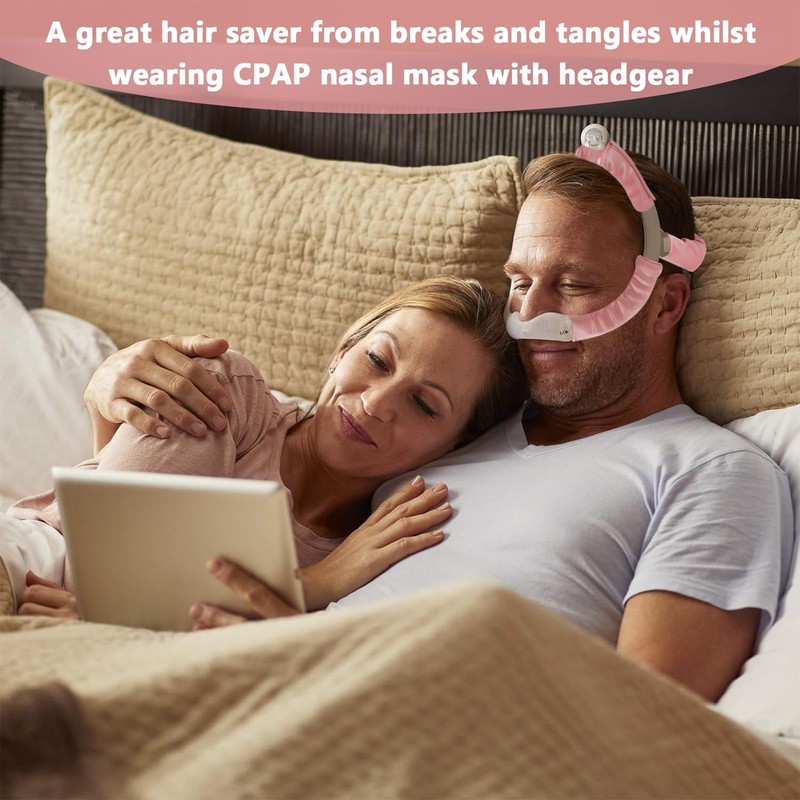 4 Pack Satin CPAP Strap Covers Soft, CPAP Hair Protector