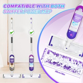 YagoDago Power Mop Refills Compatible with Swiffer Power Mop, Disposable Power Mop Pads, PowerMop Multi-Surface Mopping Pad Refills for Floor Cleaning, 10 Count