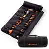 Foxrino Tool Roll For Men, Heavy Duty Tool Roll Bag