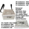 WASH22 Cubic 15L Folding Collapsible Camping Washing Up Basin Bucket