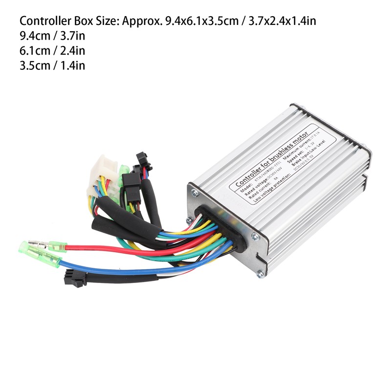 36V/48V 350W Electric Motor Controller Kit 17A Brushless Motor Controller
