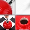 EatingBiting Red Easy-to-Clean Ceramic Hand Soap Dispenser Bathroom Countertop Decorative