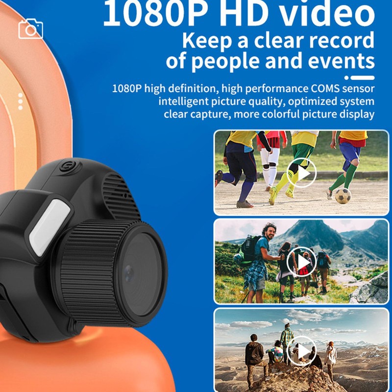 Digital Camera, 1080P HD 2MP Compact Thumb Camera with 160°