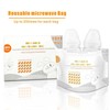 16pcs Bimirth Baby Bottle Cleaning Bag Breast Pump Teether Microwave